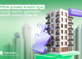 Rabitəbank ipoteka kreditləri üçün razılıq sistemini istifadəyə verib