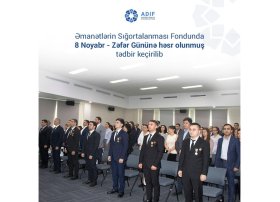 Əmanətlərin Sığortalanması Fondunda 8 Noyabr - Zəfər Gününə həsr olunmuş tədbir keçirilib