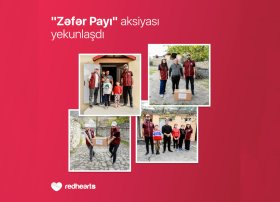 Qırmızı Ürəklər Fondunun “Zəfər Payı” aksiyası öz məqsədinə çatdı