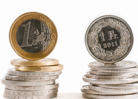 Avro İsveçrə frankına qarşı ucuzlaşır