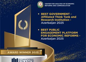 İİTKM Britaniyanın “International Finance Awards 2025” müsabiqəsində ən yaxşı beyin mərkəzi elan olundu