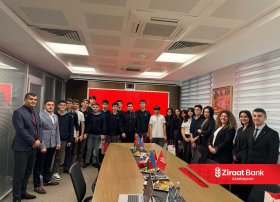Ziraat Bank Azərbaycan məktəblilər üçün maliyyə savadlılığı təlimi təşkil etdi