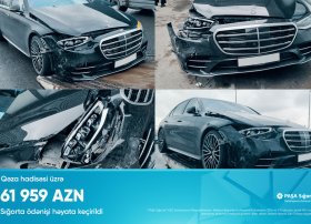 PAŞA Sığorta KASKO sığortalı müştərisinə iri həcmli ödəniş etdi