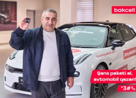 8-ci lüks avtomobil Bakcell lotereyasında uduldu!