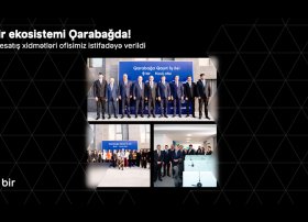 Bir ekosistemindən Qarabağda daha bir təşəbbüs: m10 və MilliÖn telesatış xidmətləri üçün yeni ofis açıldı