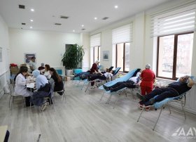 AAYDA-də ənənəvi qanvermə aksiyası keçirilib