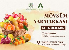 Bakıda növbəti &ldquo;Mövsüm Yarmarkası&rdquo; təşkil olunacaq