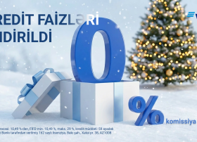 Yeni il ərəfəsində VTB Azərbaycan ilin sonuna qədər nağd kreditlər üzrə faiz dərəcələrini endirdi!