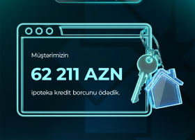 Əmək qabiliyyətini itirmiş şəxsin ipoteka krediti ödənildi