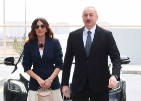 Prezident İlham Əliyev və Birinci xanım Mehriban Əliyeva &ldquo;Bakı Ağ Şəhər&rdquo;də olublar