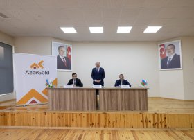 &ldquo;AzerGold&rdquo; QSC Daşkəsəndə yerli icmalarla növbəti görüş keçirib
