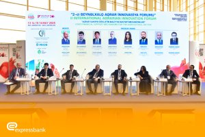 Expressbank II Beynəlxalq Aqrar İnnovasiyalar Forumunda iştirak edib