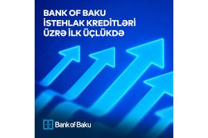 Bank of Baku istehlak kreditləri üzrə TOP 3-də yerləşdi!