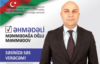 Deputatlığa namizəddən əməli addım