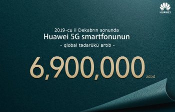“Huawei” 2019-cu ildə dünyaya yeni nəsil əlaqə gətirən 6.9 milyon 5G smartfonu bazara çıxarıb