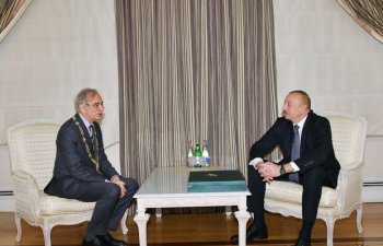 İlham Əliyev Polad Bülbüloğlunu qəbul etdi - FOTO