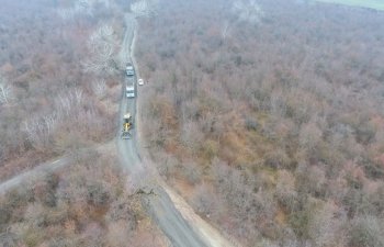 Respublikamızın turizm əhəmiyyətli rayonunda 28 km yol YENİDƏN QURULUR