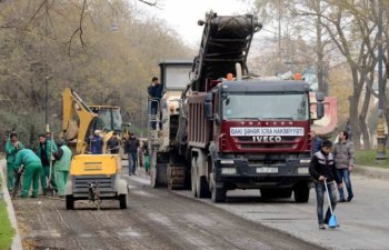 2020-ci ildə təqribən 330 km küçə və qəsəbədaxili yollar təmir olunacaq