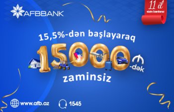 “AFB Bank”-dan 11 il münasibətilə möhtəşəm kampaniya