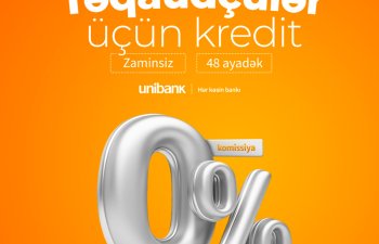 Unibank təqaüdçülər üçün 0% komissiyalı kredit kampaniyası keçirir