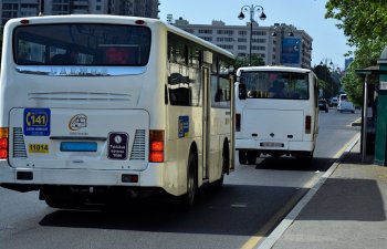 Bakıda bəzi sərnişin avtobuslarının hərəkəti çətinləşdi