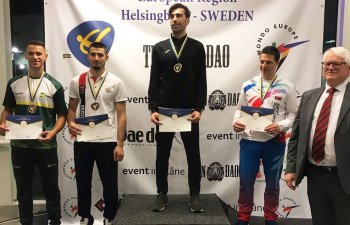 Azərbaycan taekvondoçusu Helsinqborqda qızıl medal qazandı