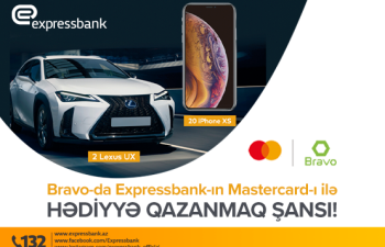 Bu kartla Lexus UX və ya İphone XS qazanmaq şansını əldə edəcəksiniz