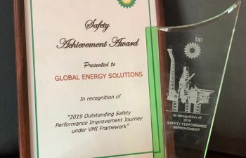 Global Energy Solutions şirkəti BP-dən təhlükəsizlik sahəsindəki nailiyyətlərə görə mükafat alıb