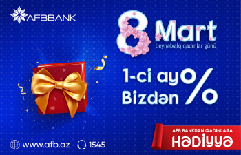 AFB Bank-dan xanımlara özəl “8 Mart” kampaniyası