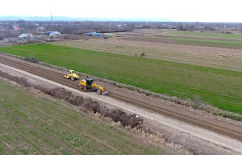 Ağdamda 3 cəbhəyanı kəndi əhatə edən yerli əhəmiyyətli yol yenidən qurulur