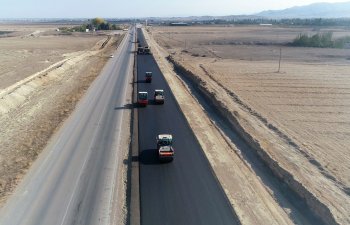 M2 magistralının Gəncə-Gürcüstan sərhədi hissəsi 4 zolağa genişləndirilir