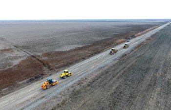 Kürdəmirdə 3 kəndi birləşdirən 18 km-lik avtomobil yolu yenidən qurulur