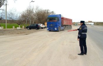 AAYDA: Normadan artıq yüklənmiş nəqliyyat vasitələrinin hərəkəti məhdudlaşdırılır
