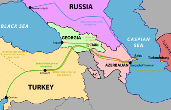 Bakı-Tbilisi-Ərzurum kəməri ilə cari ildə 2 milyard kubmetr təbii qaz göndərilib