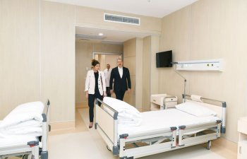 Prezident İlham Əliyev Bakıda “Yeni klinika”nın açılışında iştirak edib
