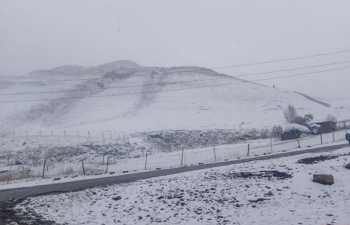 Azərbaycana qar yağıb – FOTOLAR