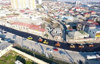 Xırdalanda bu yolun təmiri yekunlaşır