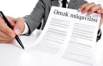 Əmək müqavilələrinin sayı artıb