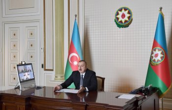 Prezident İlham Əliyev iki nazirin iştirakı ilə videobağlantı formatında iclas keçirib