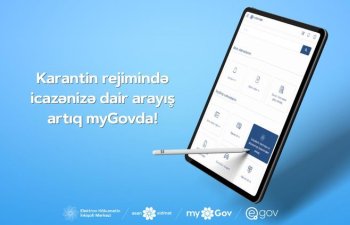 İcazələrin statusu “myGov” portalına inteqrasiya edilib