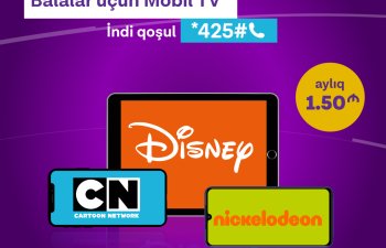 Azercell uşaqlar üçün “Mobil TV” xidmətini istifadəyə verdi