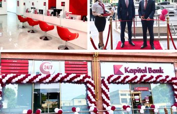 Kapital Bank yeni İnşaatçılar filialını istifadəyə verdi