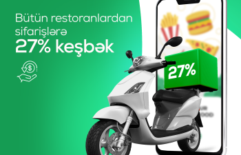 Rabitəbankın Kartmane kartları ilə bütün restoranlardan 27% keşbək