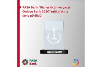 “Biznes üçün ən yaxşı Onlayn Bank 2020” mükafatının qalibləri müəyyən olunub