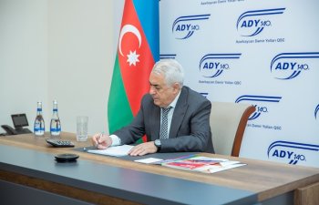 “Azərbaycan Dəmir Yolları” QSC-də videokonfrans formatında geniştərkibli iclas keçirilib
