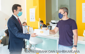 Expressbank Sahibkarlığın İnkişafı Fondunun zəmanəti ilə ilk sürətli kreditini rəsmiləşdirib