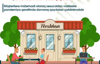 İctimai iaşə müəssisələrində vacib təmizlik və dezinfeksiya işləri ilə bağlı AÇIQLAMA