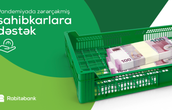 “Rabitəbank” pandemiyadan zərərçəkmiş sahibkarlara dəstək olmağa davam edir  