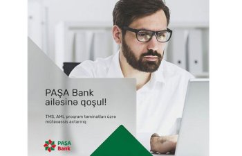 PAŞA Bank ailəsinə qoşul!