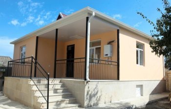 Bir qrup şəhid ailəsi və Qarabağ müharibəsi əlilinə fərdi evlər verilib